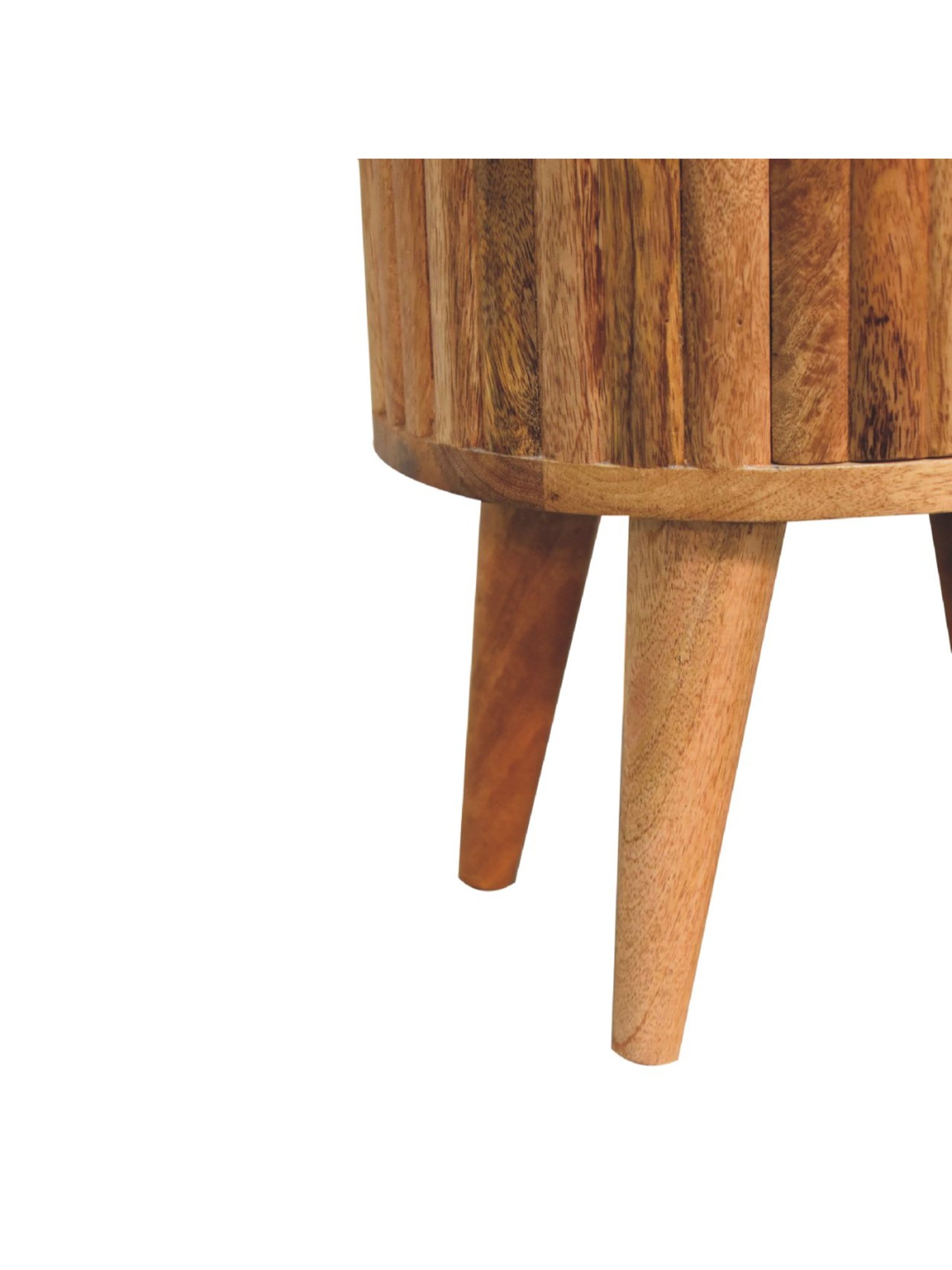 Ikiriya Avina Solid Dark Brown Wood End Table