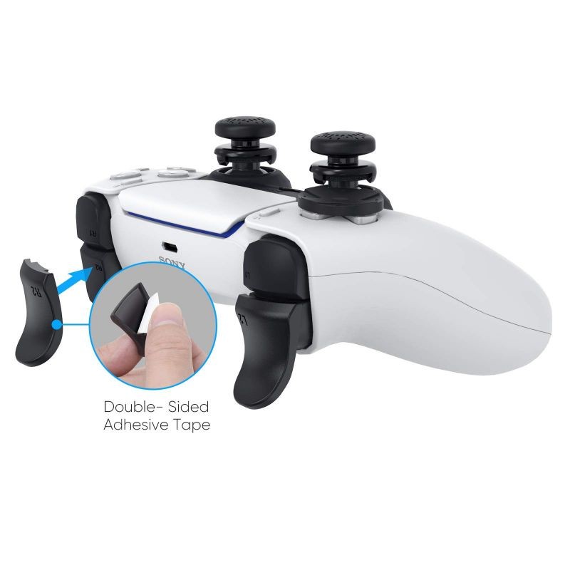 Carrying Case with Protective Cover for PS5 DualSense Wireless Controller,  Accessories Kit Including Travel Case, Hard Shell, Thumb Stick Caps, Trigger Extensions for Playstation 5 Controller