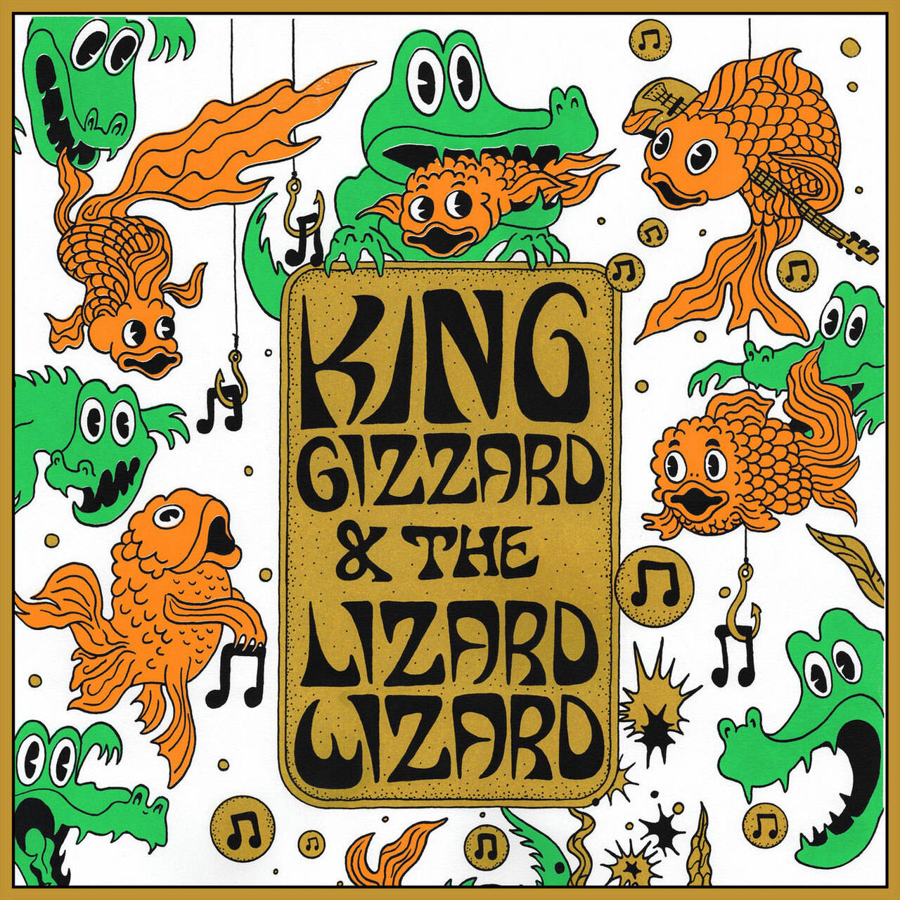 King Gizzard & The Lizard Wizard Live In Milwaukee 3LP (Orange Vinyl)
