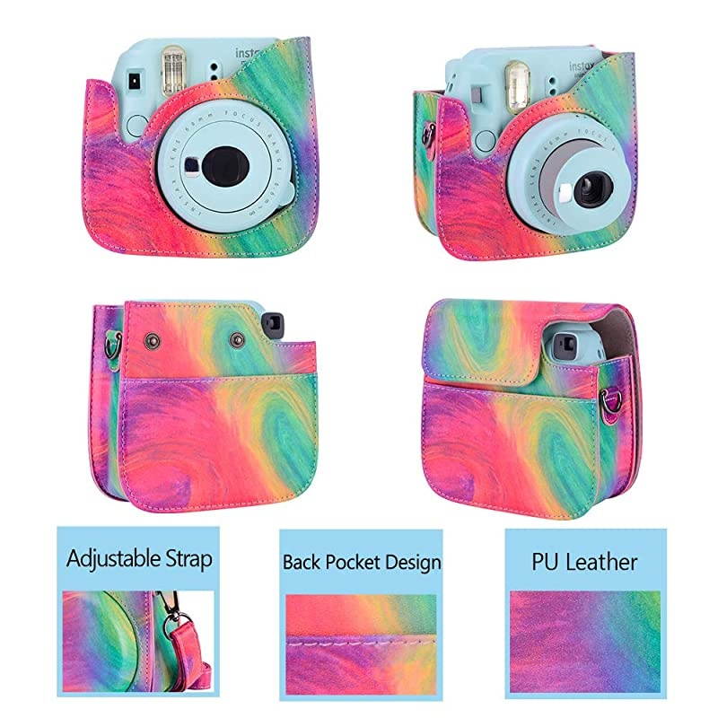 Instax Mini 9 Camera Accessories Bundles Compatible with Fujifilm Instax Mini 9 Mini 8 Mini 8+ Camera with Mini 9 Case108 Photos Mini Photo Albumetc Oil Paint14 Items