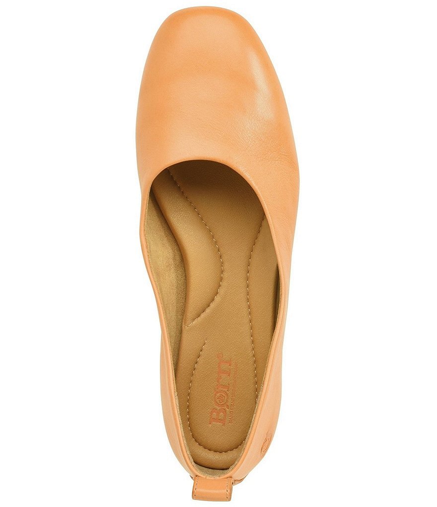 Born Beca Leather Slip-On Flats