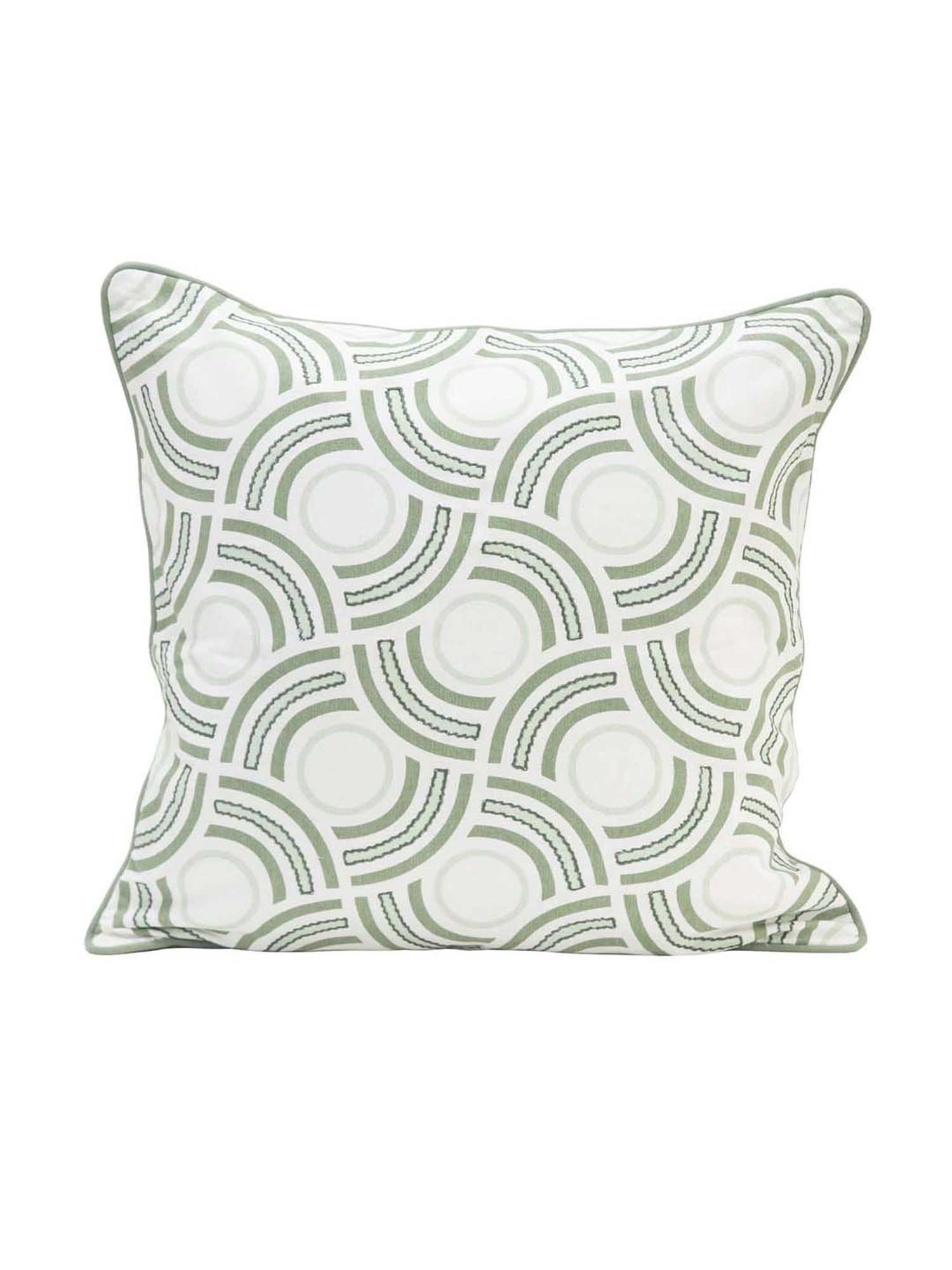 Maspar Patina Impression Green 100% Cotton Cushion Cover