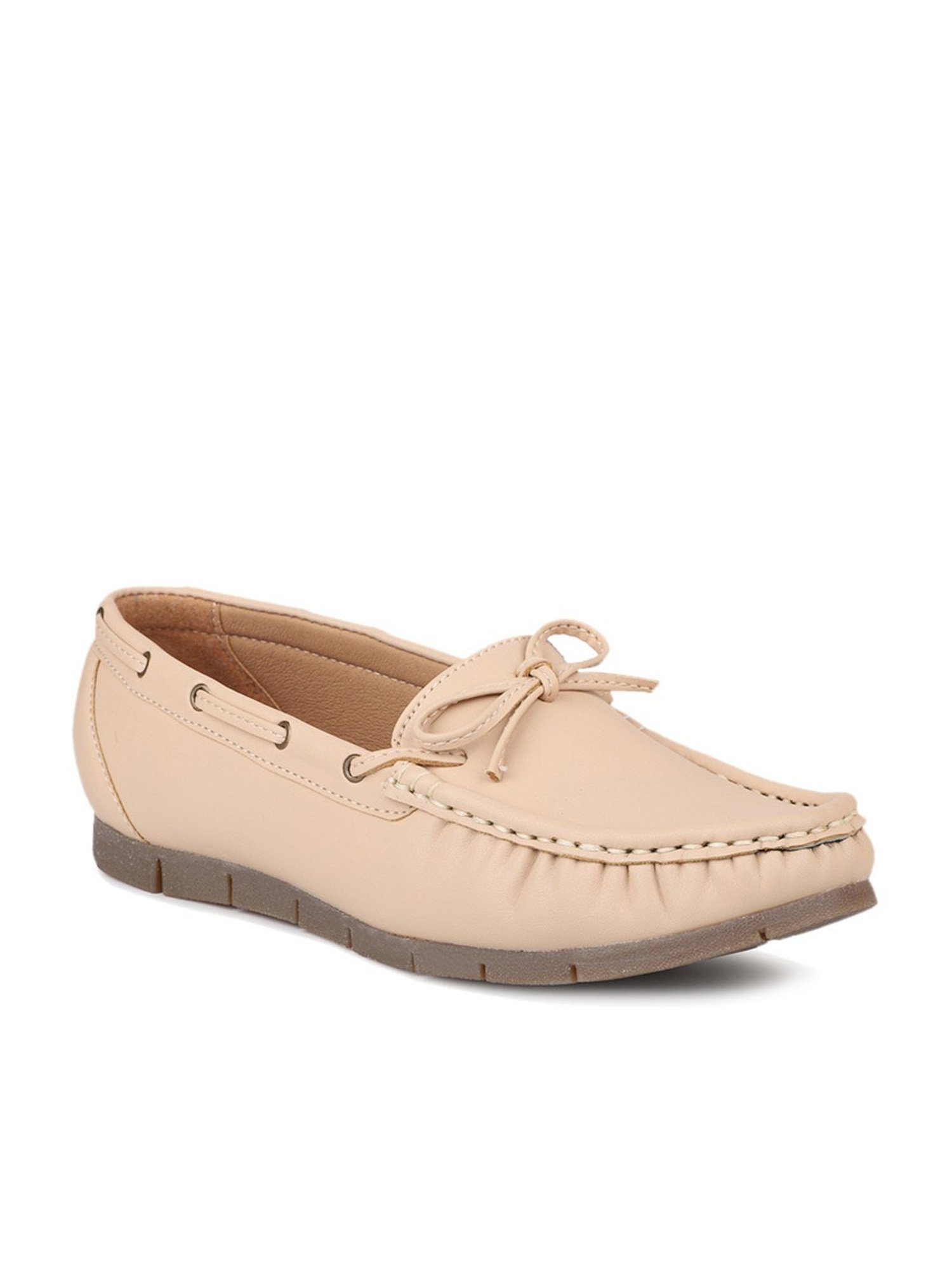 Design Crew Women's Beige Casual Loafers