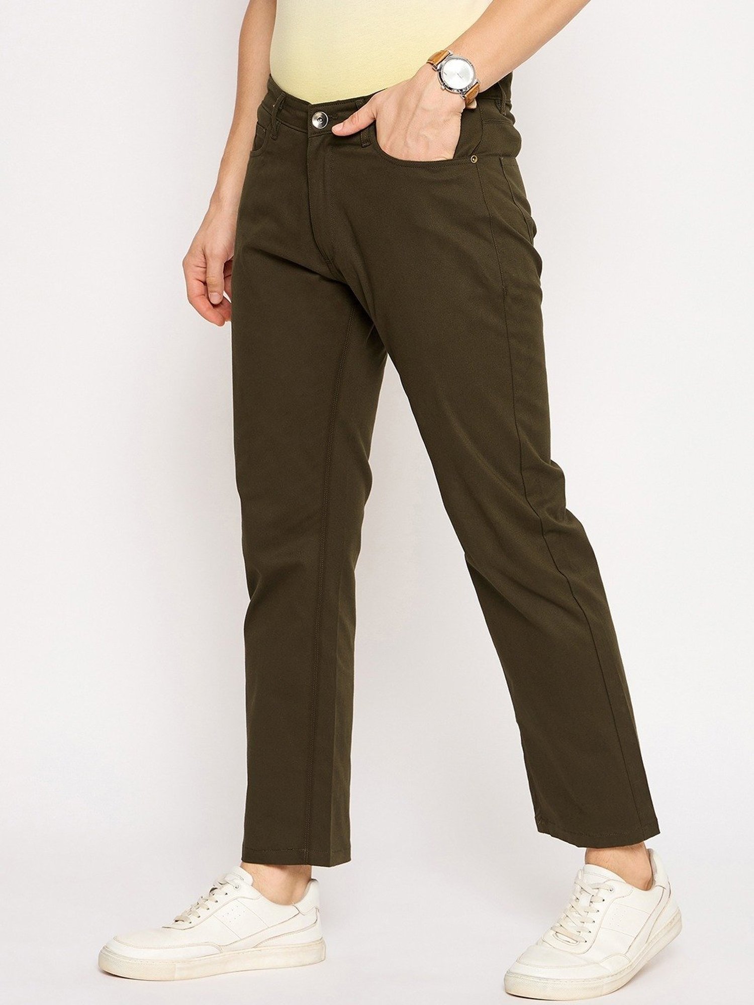Club York Coffee Regular Fit Trousers