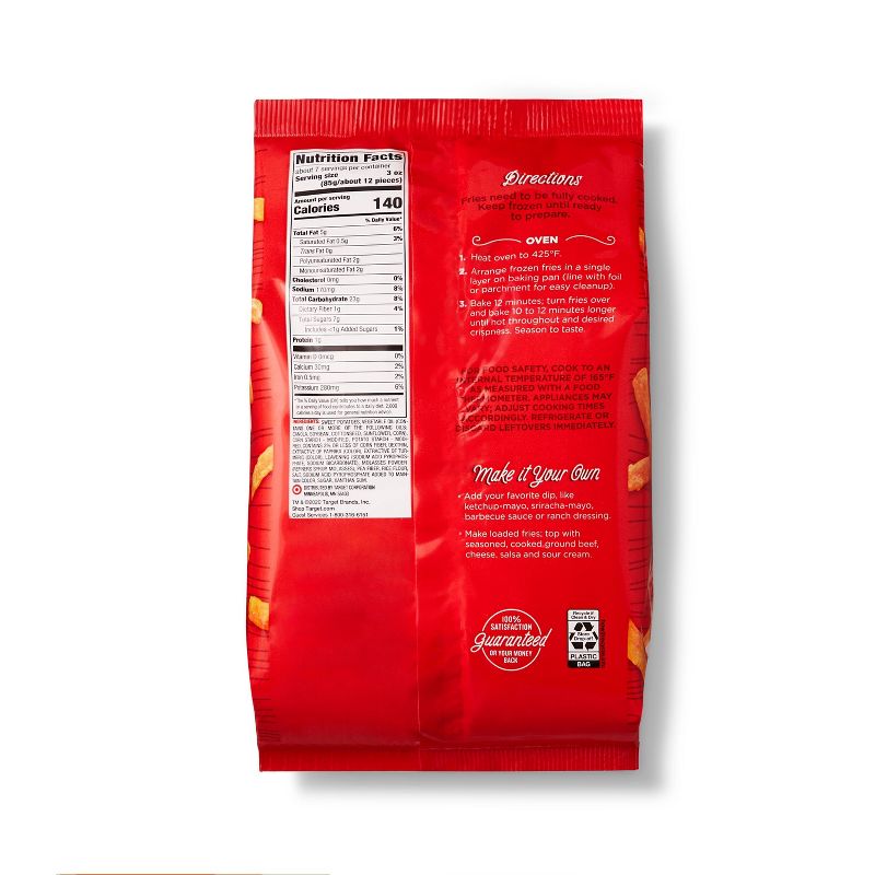 Sweet Potato Straight Cut Frozen Fries - 20oz - Market Pantry™