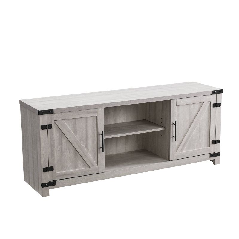 58" TV Stand For TVs up to 65" White - Home Essentials