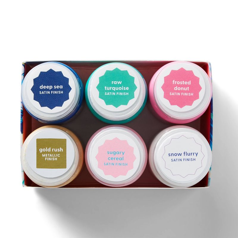 6ct Pre-Mixed Pouring Paints - Mondo Llama™