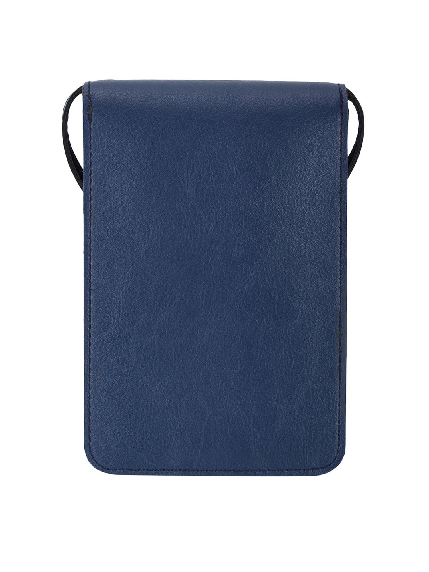 Yelloe Navy Solid Mobile Pouch for Women