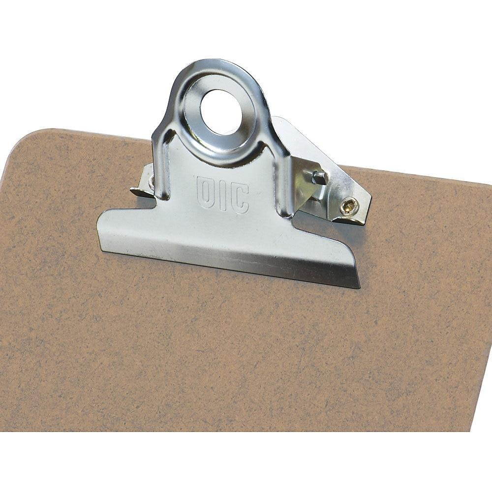 Officemate Hardboard Clipboard 1" Paper Capacity 6"x9" Brown 83103