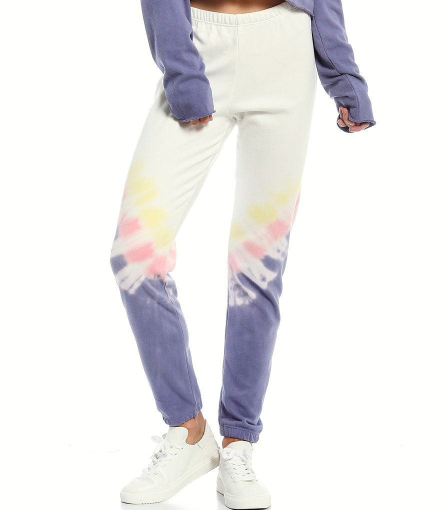 WILDFOX Edelweiss Knox Tie Dye Coordinating Pull-On Joggers