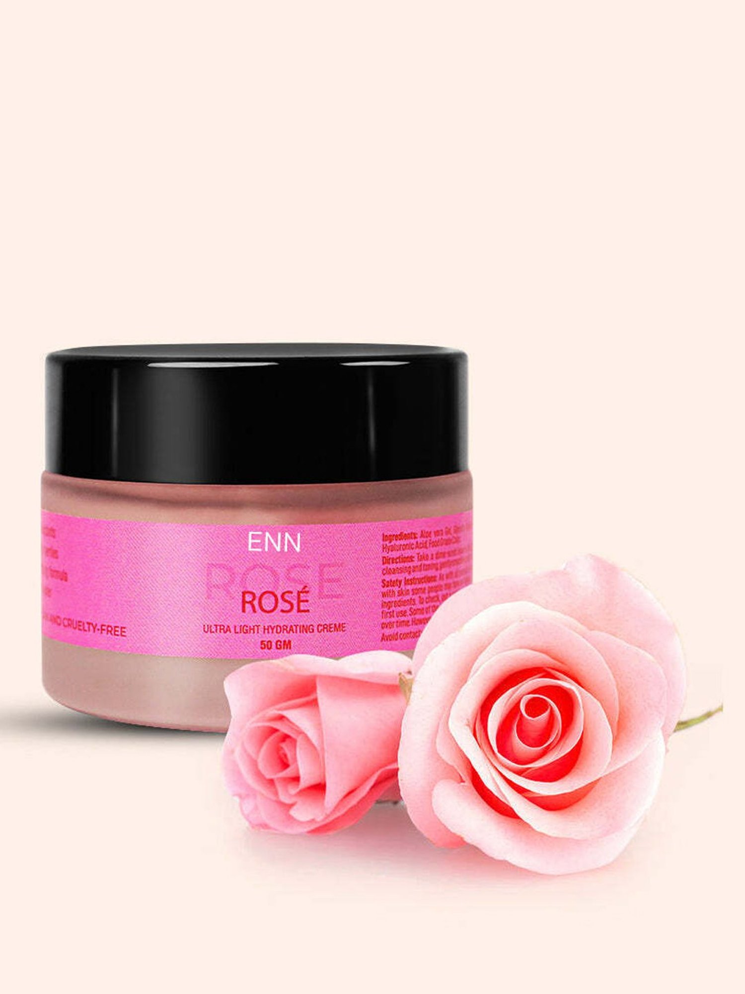 ENN Pucker Lip Balm Mini & Rose Ultra Light Hydrating Creme Combo Kit