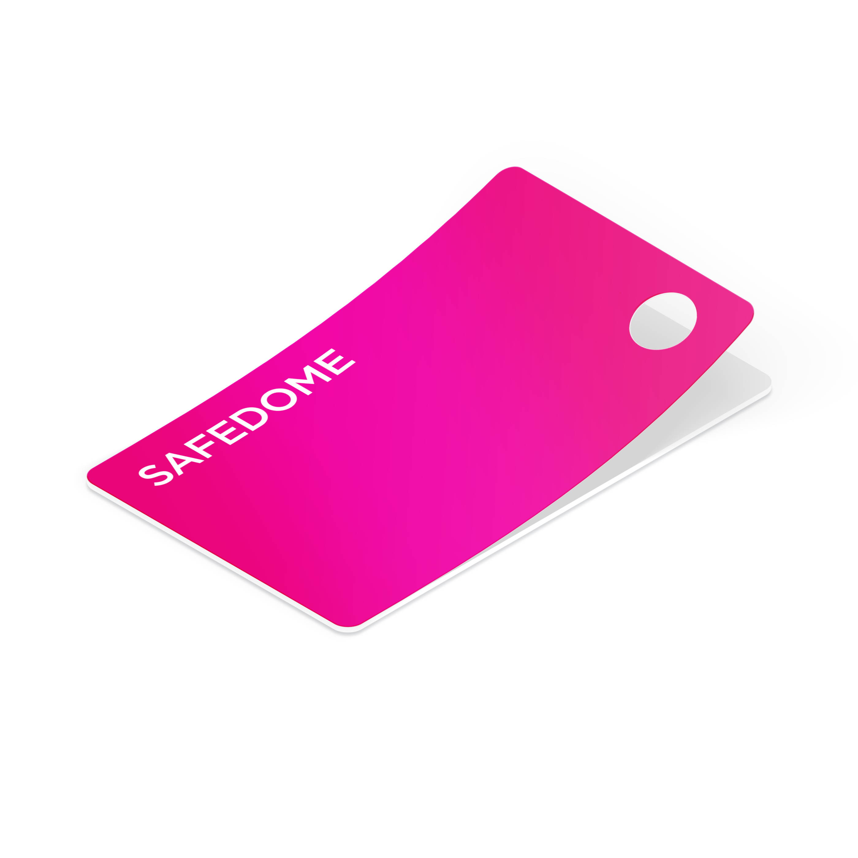 Safedome Recharge Sticker - Bright pink