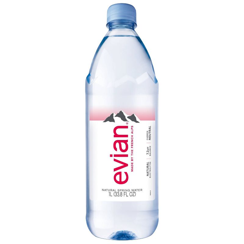 Evian Natural Spring Water - 33.8 fl oz Bottle