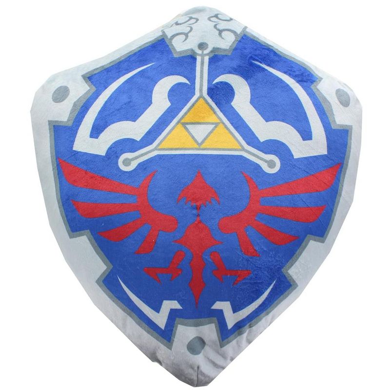 Little Buddy LLC Legend of Zelda 15-Inch Hylian Shield Plush Pillow
