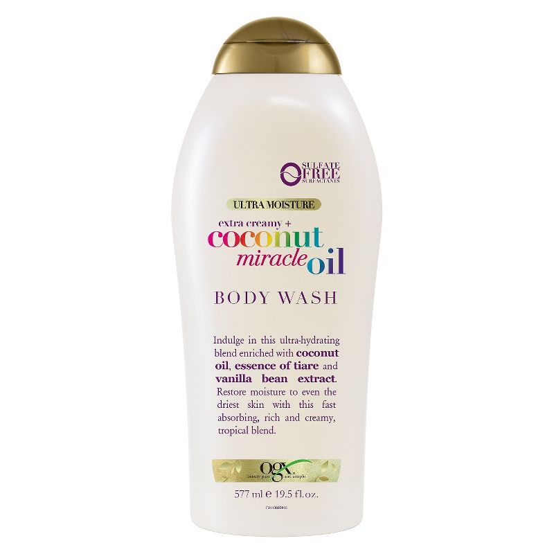 OGX Coconut Miracle Oil Body Wash - 19.5oz