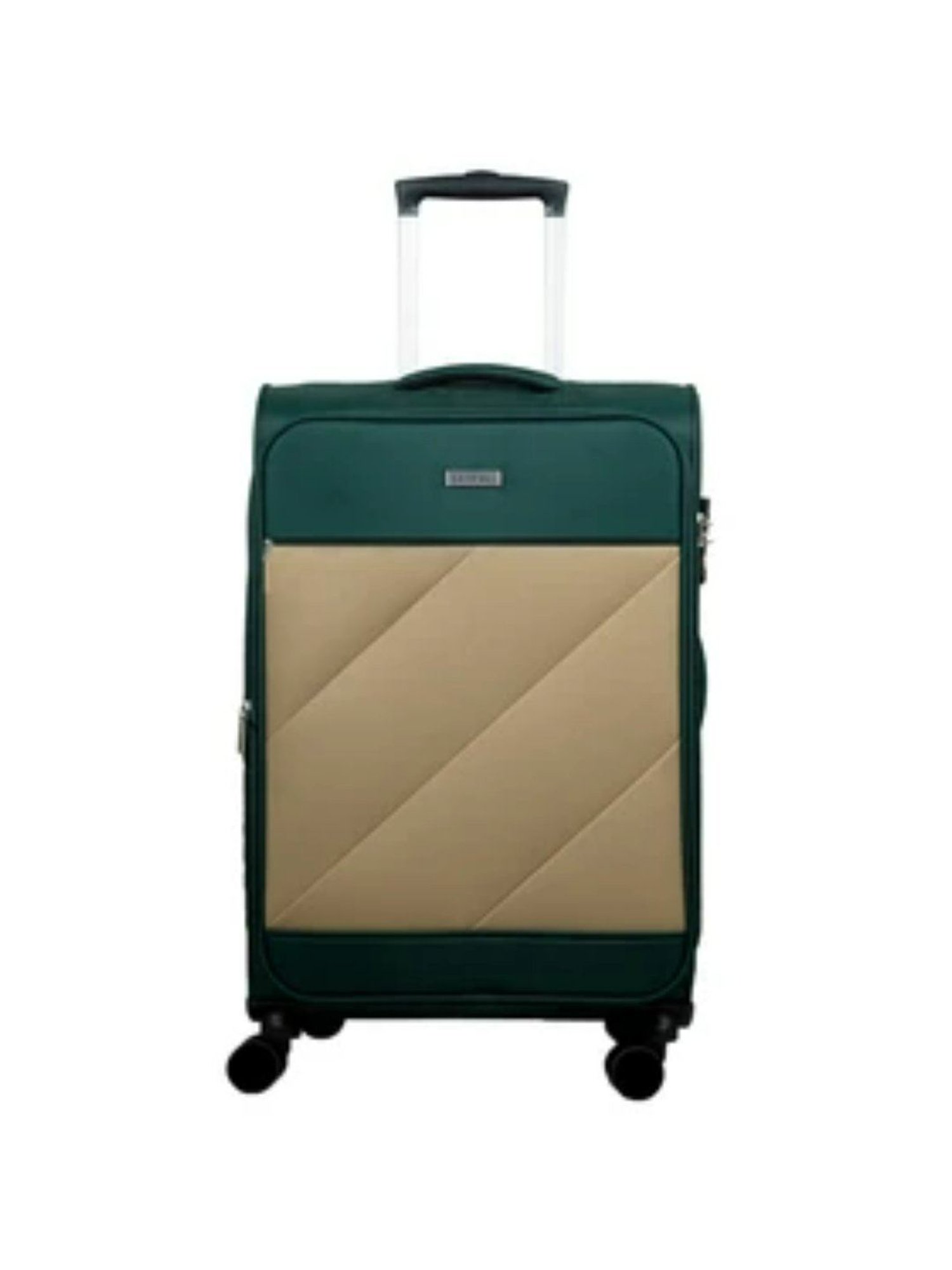 Carriall Green 4 Wheel Medium Soft Cabin Trolley - 42 cm