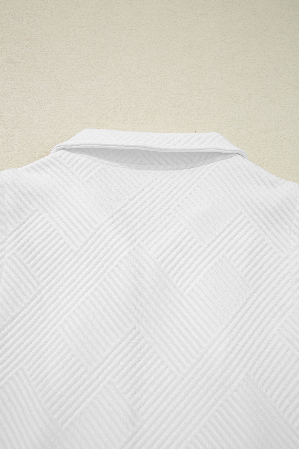 Skobeloff Textured Ruffle Split Top and Drawstring Shorts Set