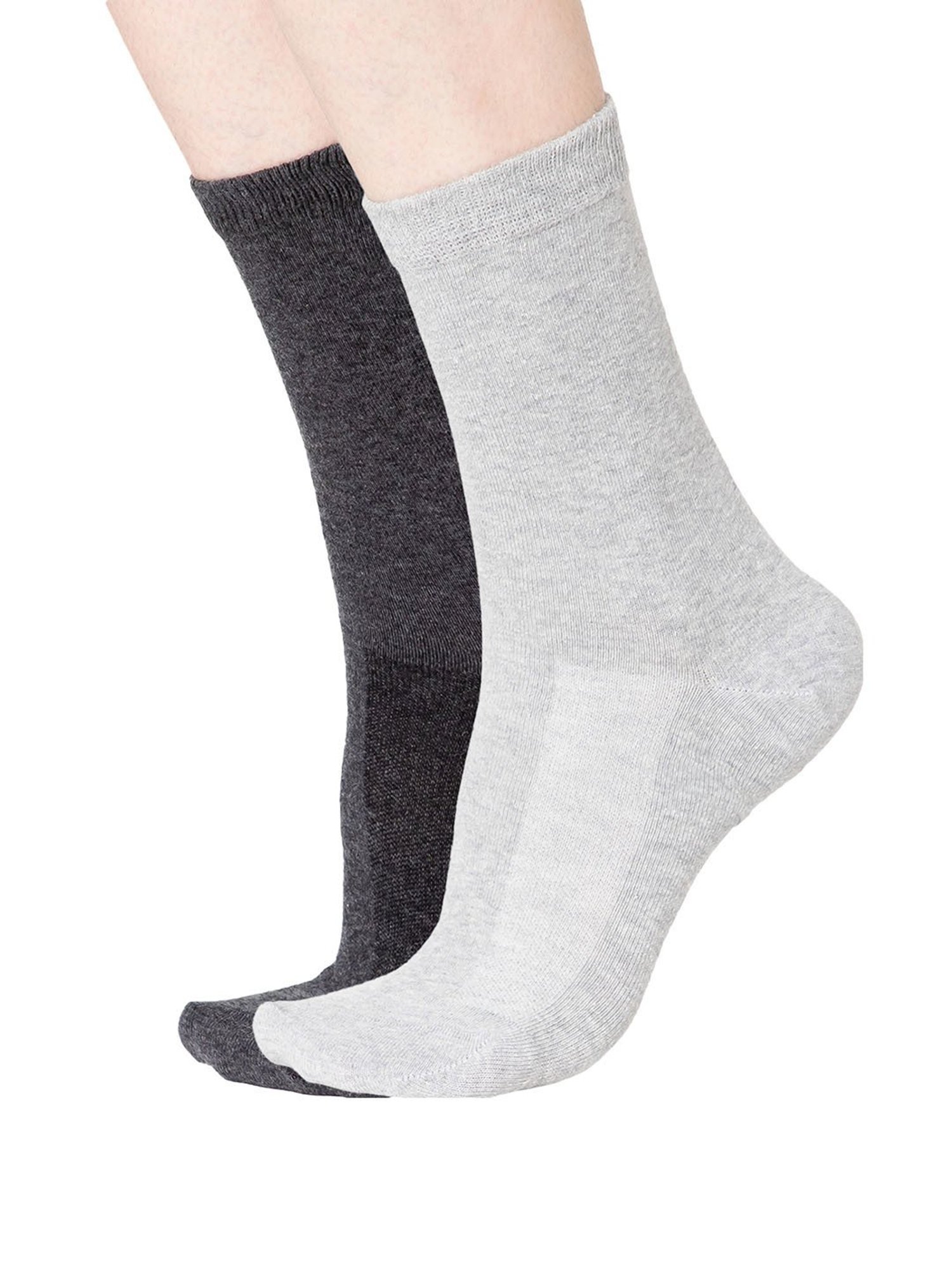 Bonjour Brown and Black Socks (Pack Of 2)