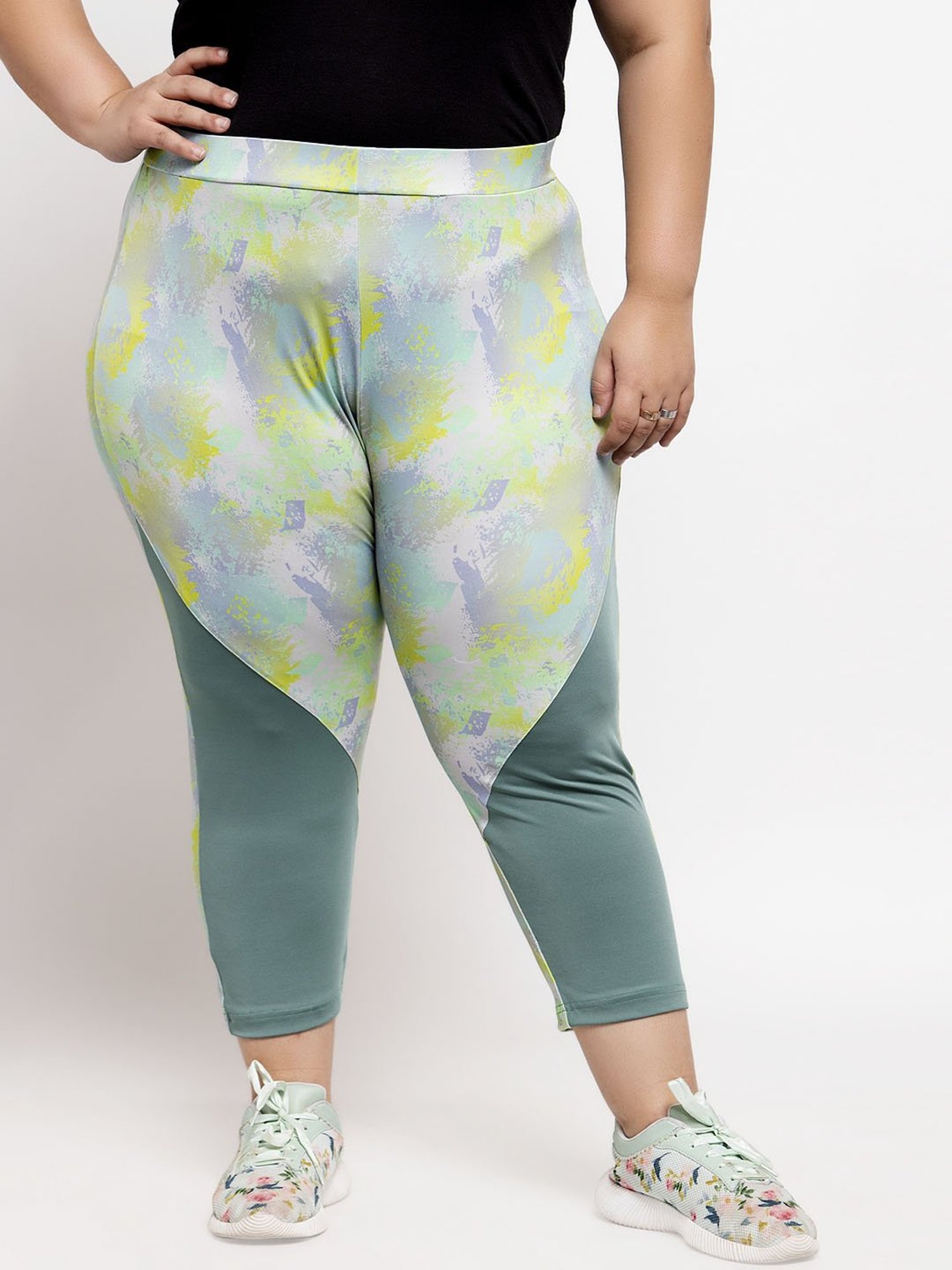 Melon by PlusS Multicolor Printed Capris