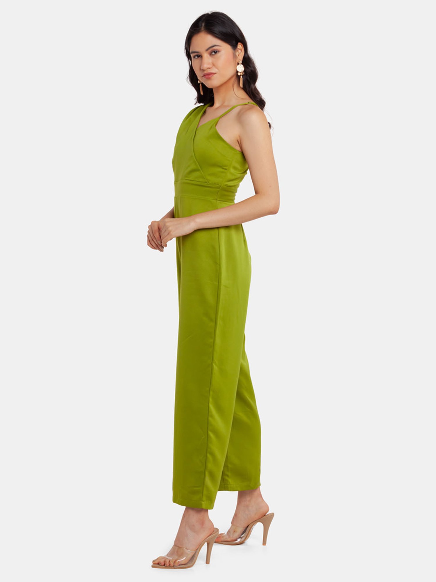 Zink London Green Full Length Jumpsuit
