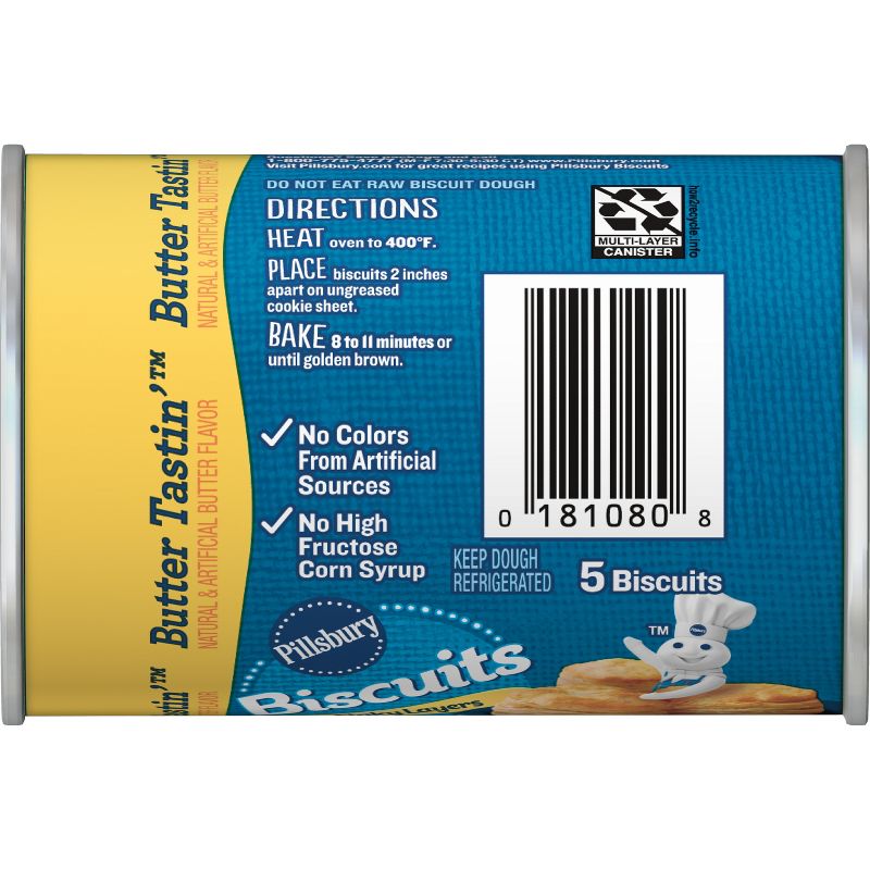 Pillsbury Grands! Jr. Golden Layers Butter Tastin' - 6oz/5ct