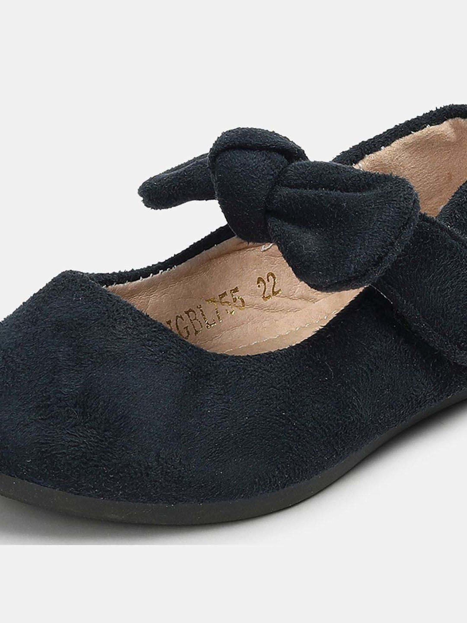 Baby Moo Kids Brown & White Velcro Shoes