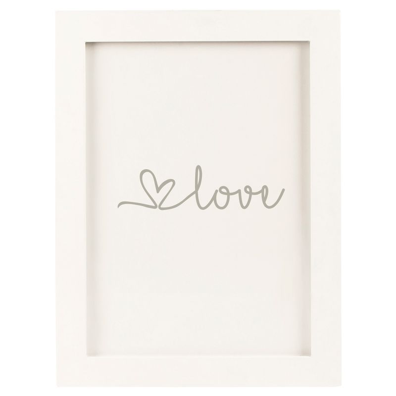 Silver Heart Guestbook Dropbox - Love