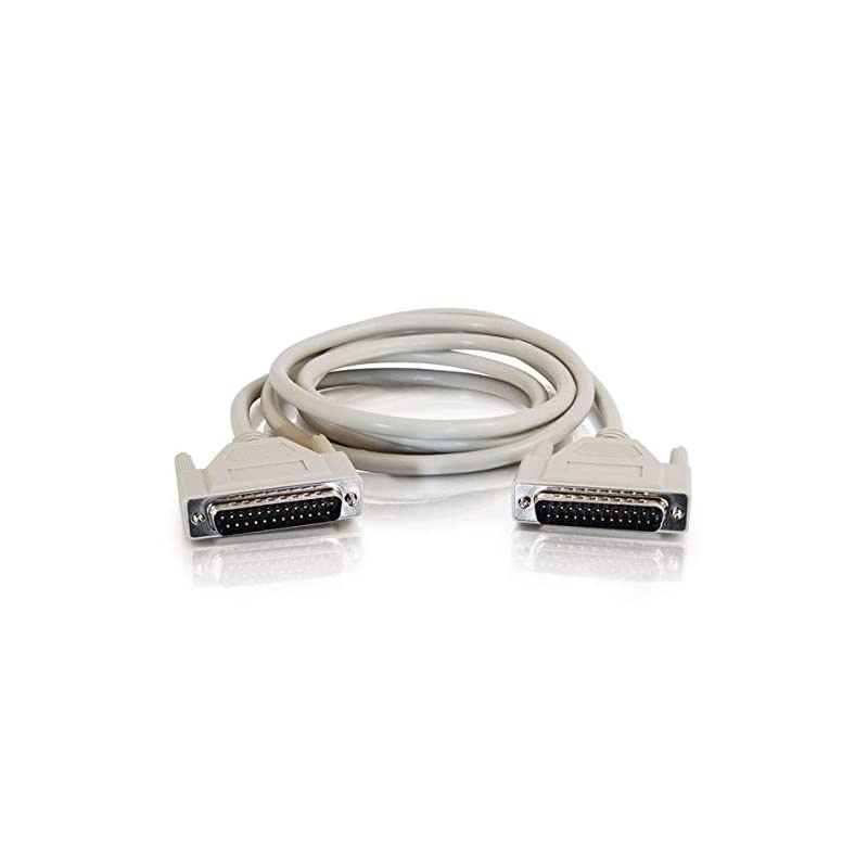 02670 DB25 M/M Serial RS232 Cable, Beige (25 Feet, 7.62 Meters)