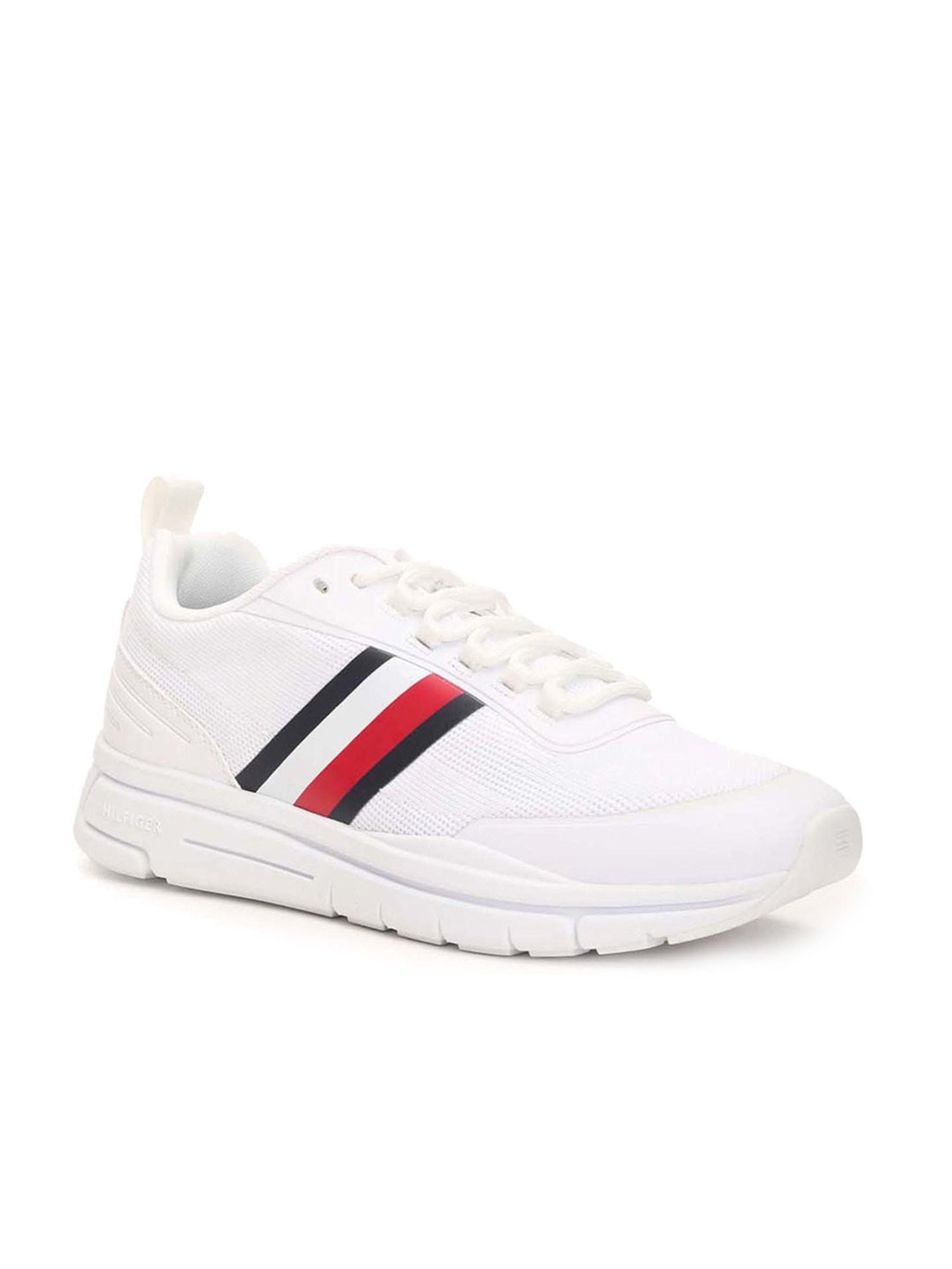 Tommy Hilfiger Men's White Casual Sneakers