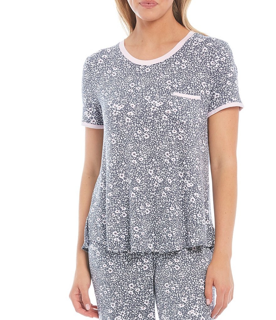 Peanuts Plus Snoopy Print Knit Coordinating Sleep Tee