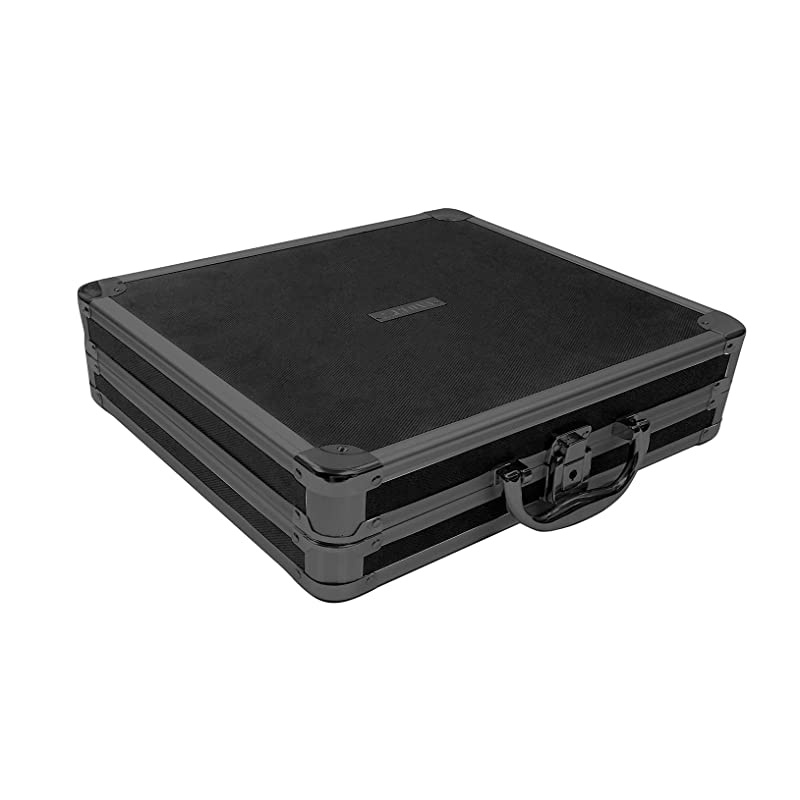 VZ03777 Locking Hard Case Media Binder with Key Lock 128 CD or DVD Capacity 135 x 128 x 36 Inches Tactical Black