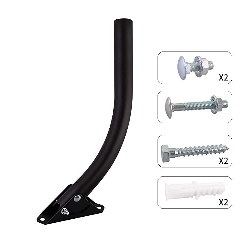 Antenna Mount -  Attic Adjustable Weather Proof Outdoor TV Antenna Mounting Pole Universal Mount Brackets - Easy Installation, Solid Structure