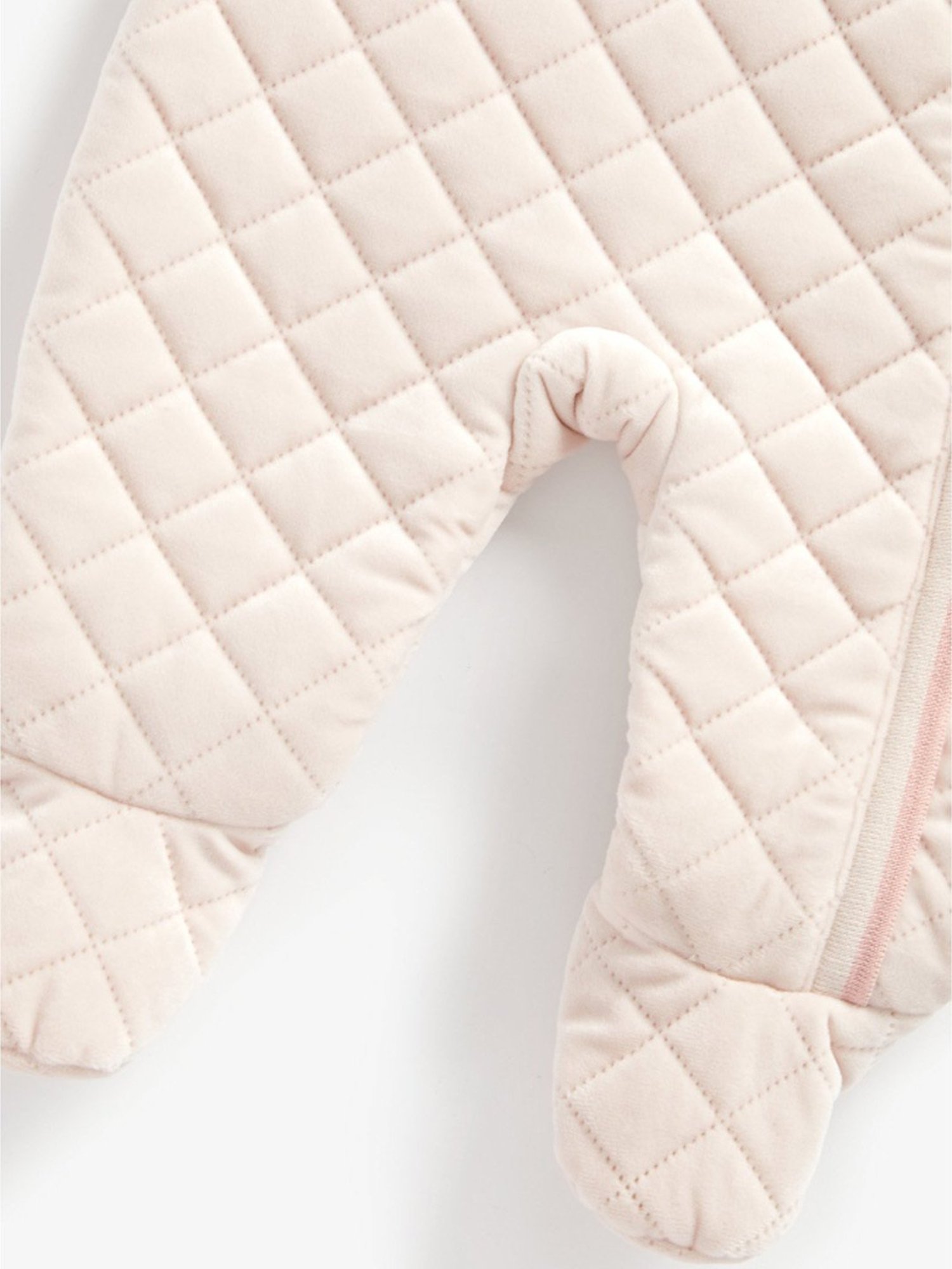 Mothercare Kids Pink Regular Fit Full Sleeves Sleepsuit