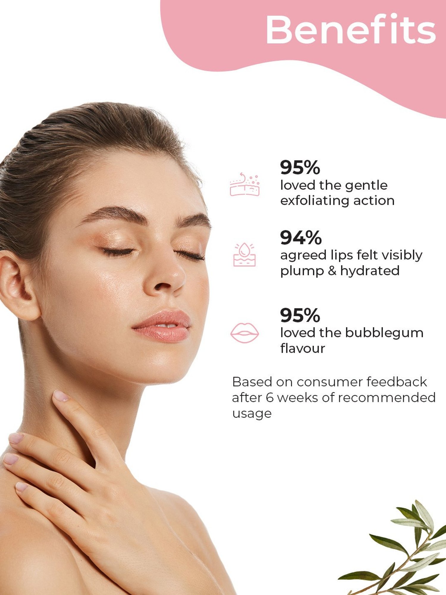 Pilgrim Squalane Pillow Talk P.M. Lip Care Kit with Pink Bag