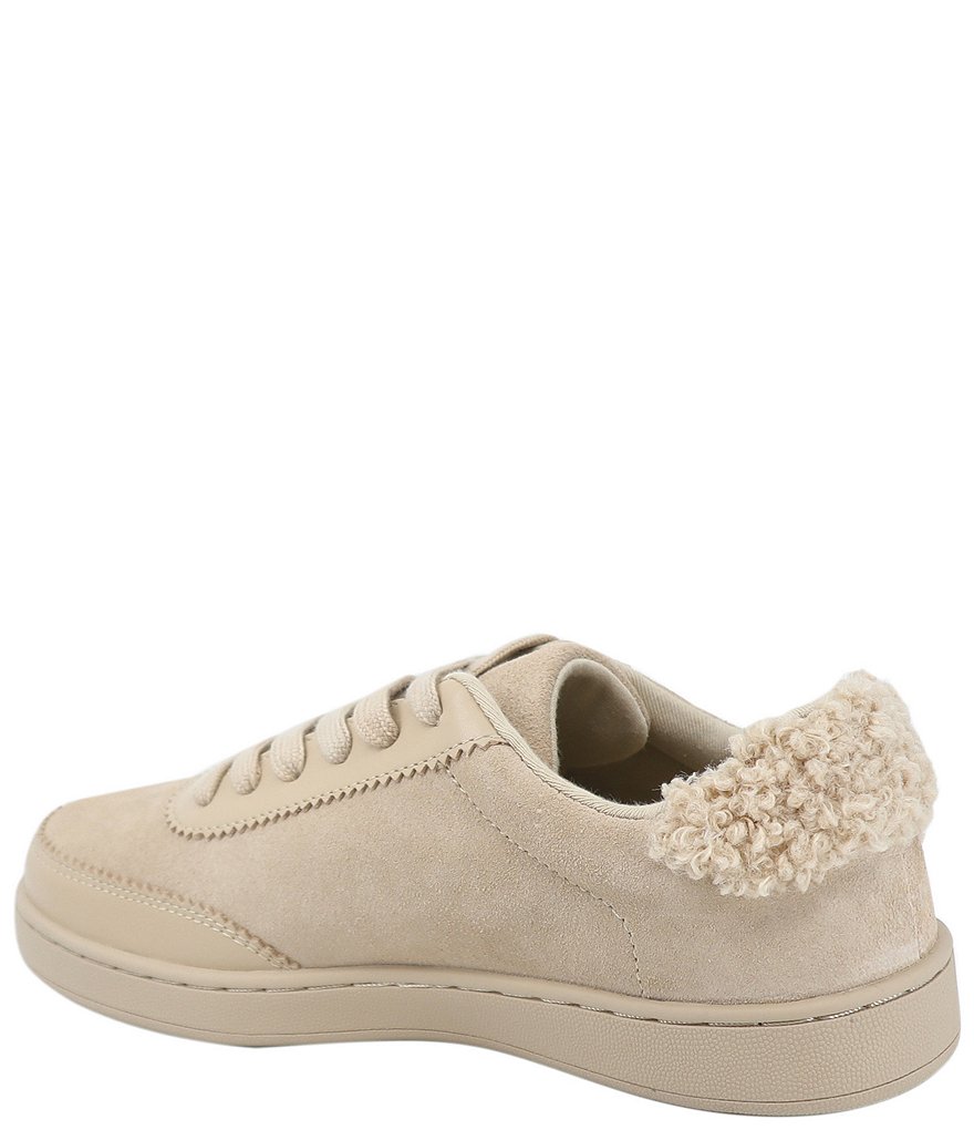Splendid Freya Suede Faux Fur Accent Sneakers