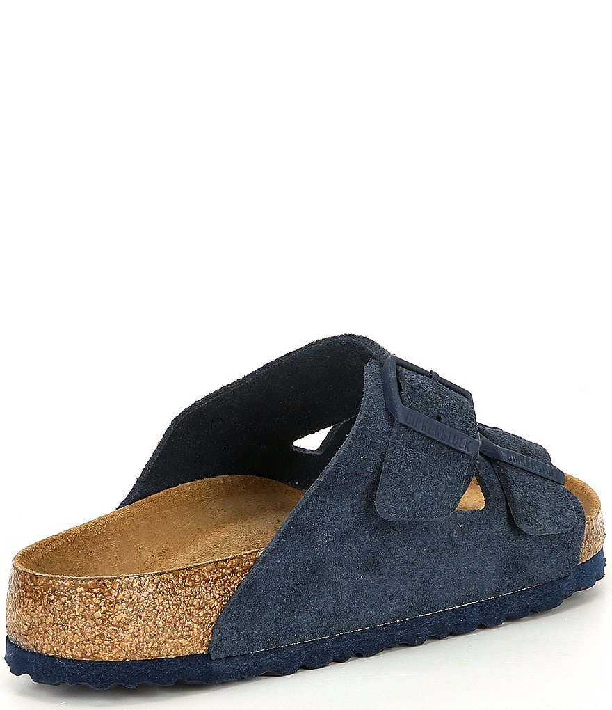 Birkenstock Arizona Men's Suede Double Banded Slip On Sandals