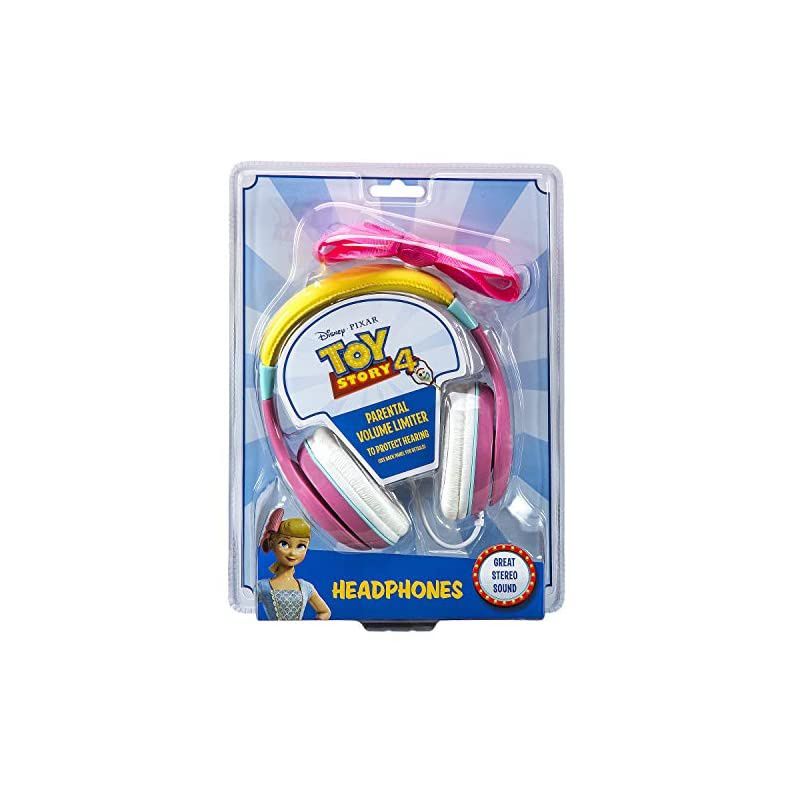 TS-140BP Headphones for Kids Toy Story 4 Bo Peep Adjustable Stereo Tangle-Free 3.5Mm Jack Wired Cord Over Ear Parental Volume Control School Home Travel