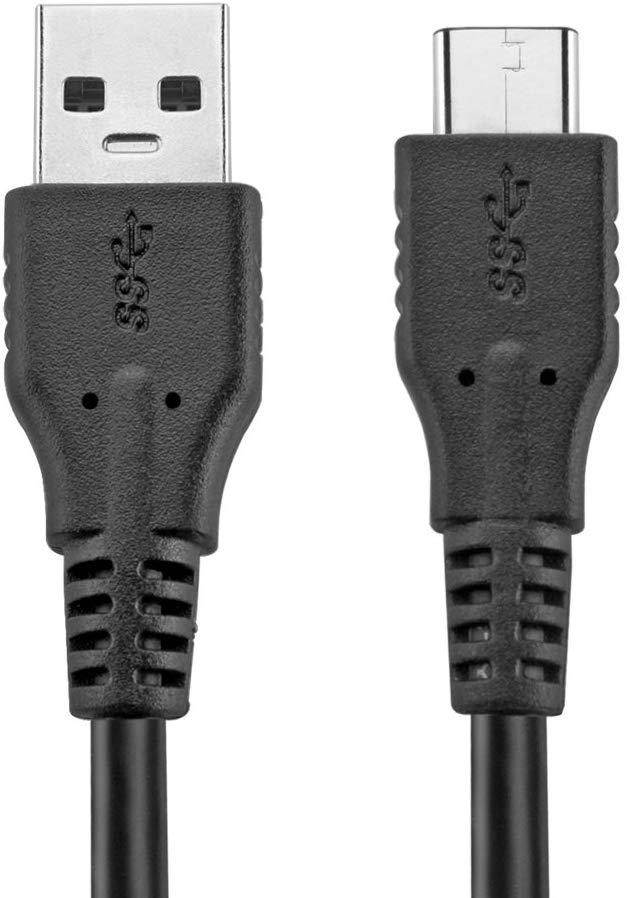 TNP USB Type C Cable (3 FT) - USB-C to USB-A Standard Type A Male to Male USB 3.0 SuperSpeed Connector Adapter Bi-Directional Wire Cord Plug for Charge & Data Sync