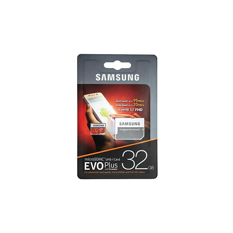 Evo Plus 32GB MicroSD Memory Card Works with DJI Mavic Mini Drone Flycam UHSI Speed Class 10 SDHC MBMC32G Bundle with 1 Everything But Stromboli Micro amp SD Card Reader