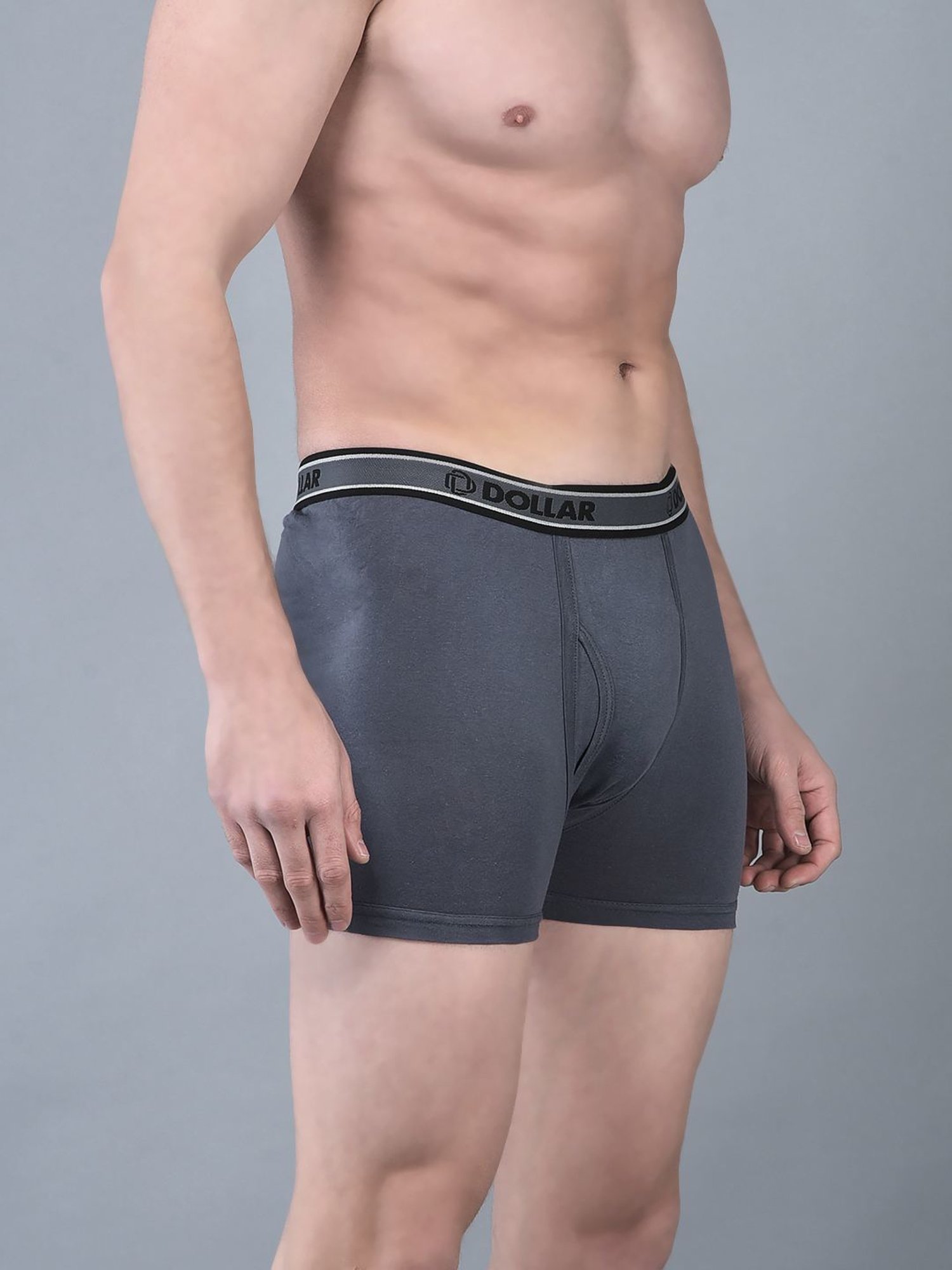 Dollar Bigboss Assorted Cotton Regular Fit Trunks - Pack Of 3