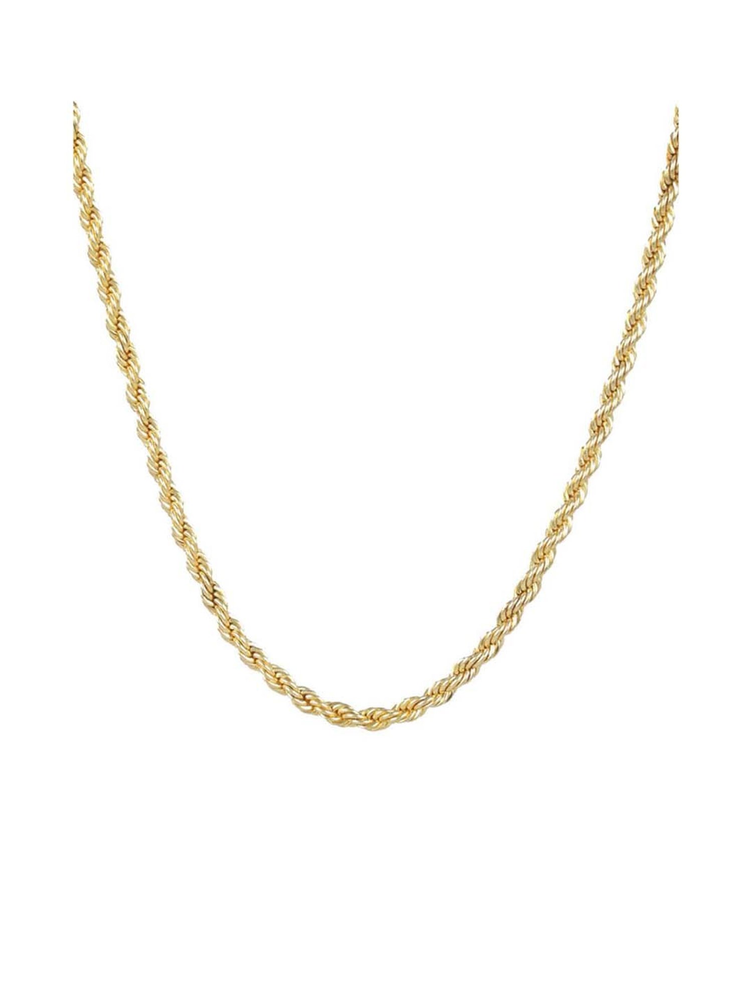 Bold by Priyaasi Gold-Plated Rope Chain for Men