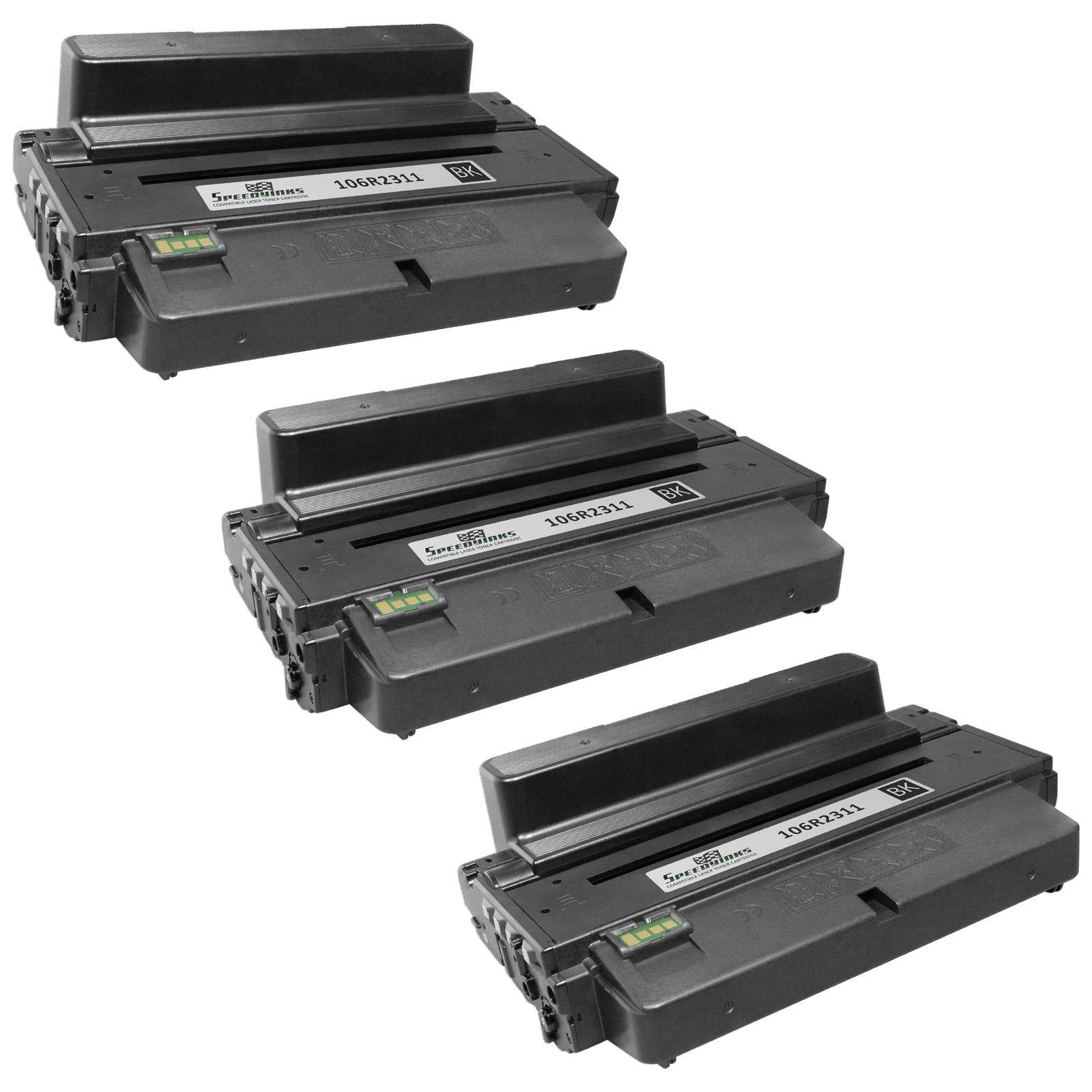 Speedy Inks - 2pk Compatible Xerox 3325 3315 106R02311 Laser Toner Cartridge Black Toner