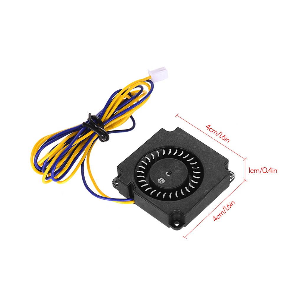Creality 3D 4010 Brushless Blower Cooling Fan Turbo Fan 40 * 40 * 10mm 24V DC with Ball Bearing 2Pin Connector for CR-8S Ender 3 3D Printer Hotend Extruder