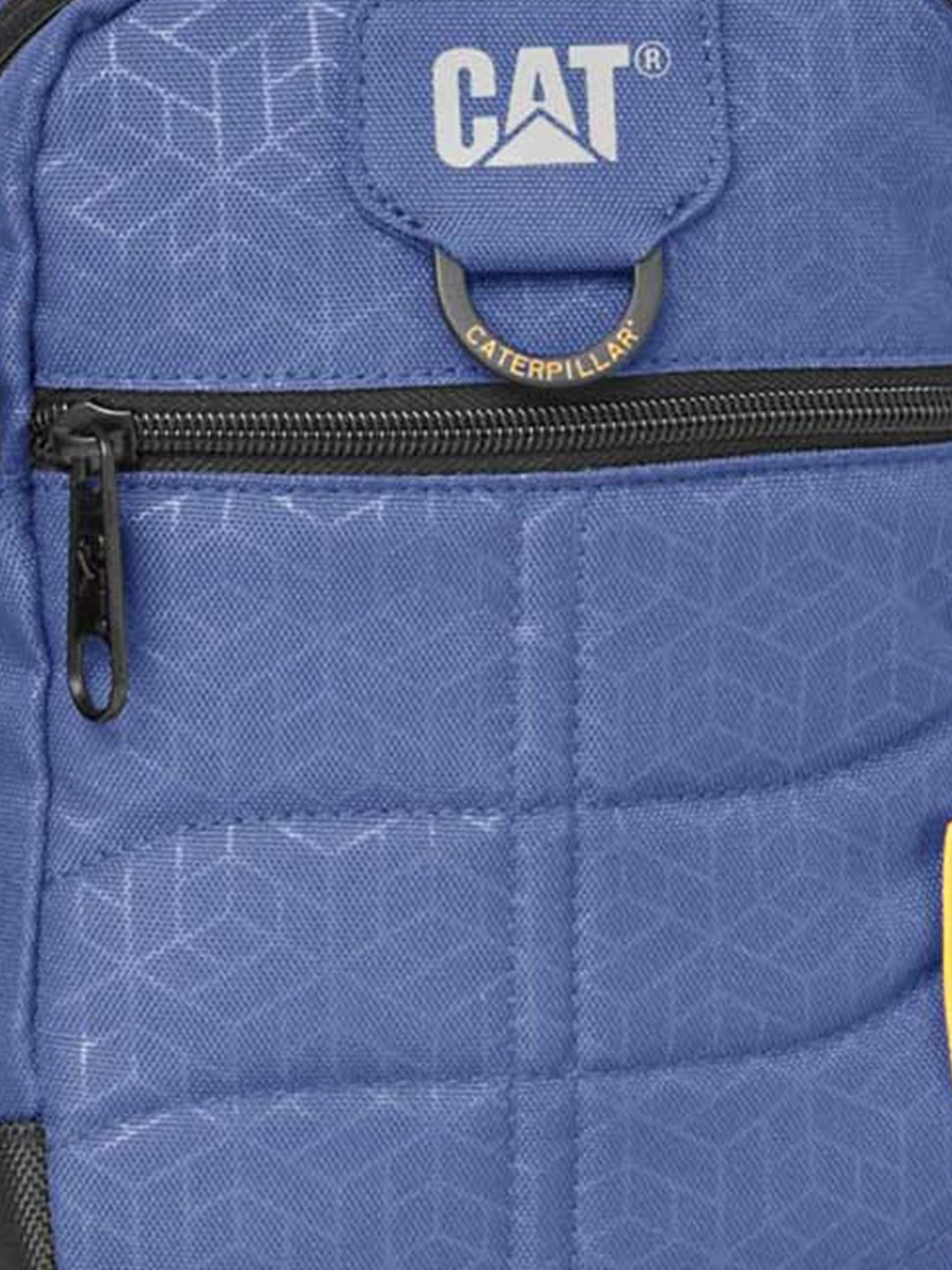 CAT Blue Printed Small Cross Body Bag