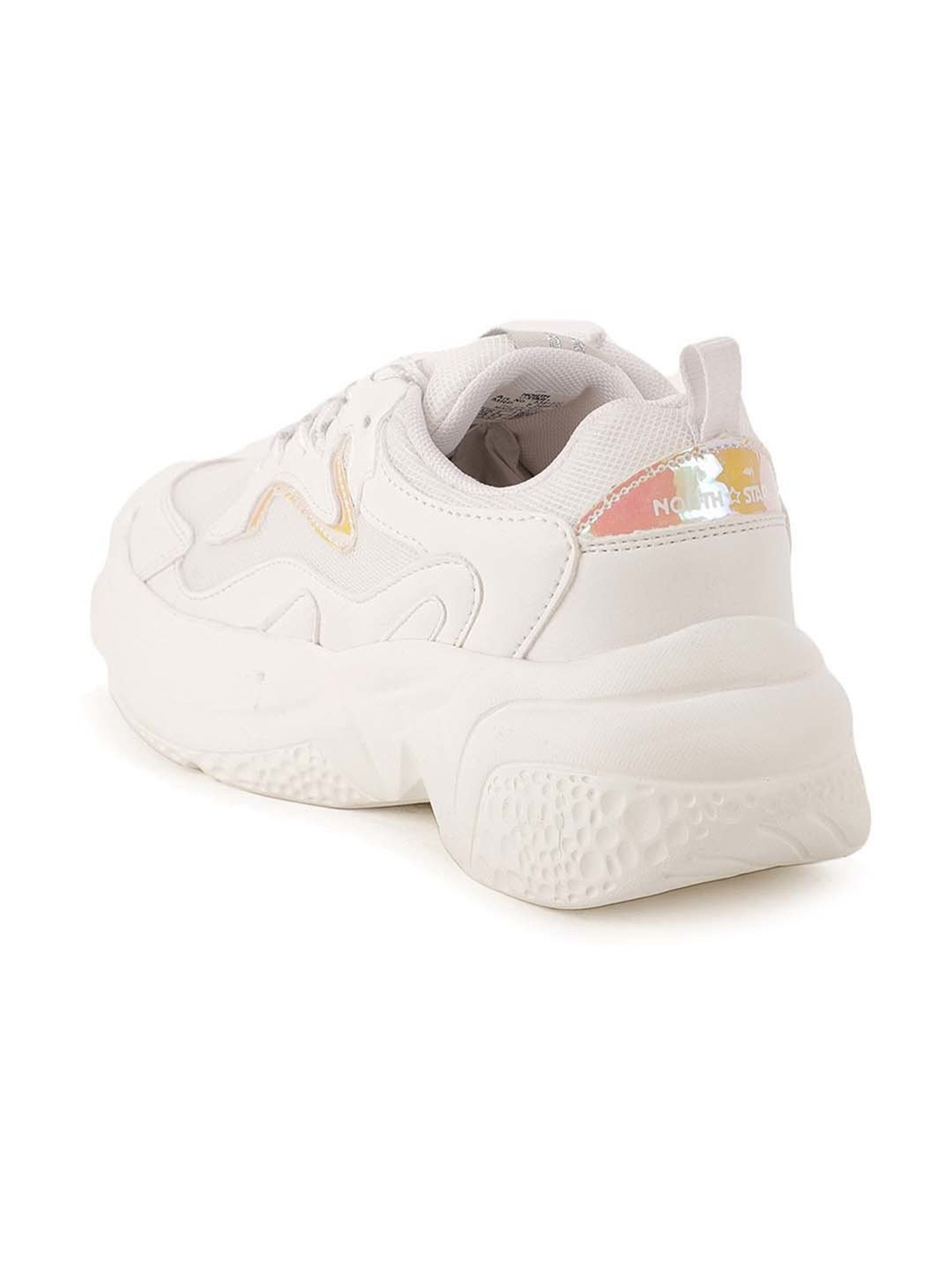 North Star by Bata Women's White Sneakers