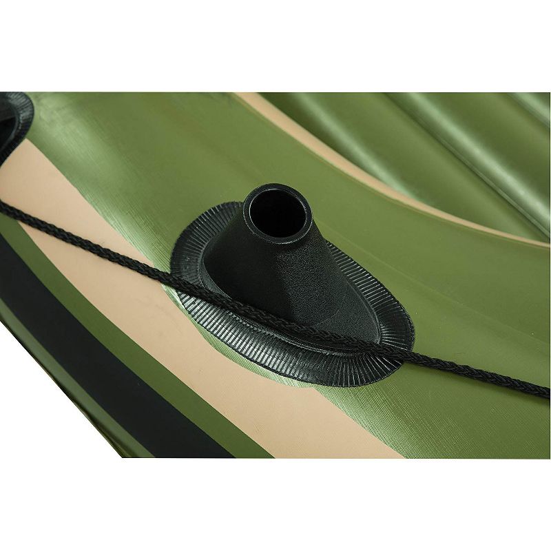 Intex Explorer 200 Inflatable 2 Person River Boat Raft Set with 2 Oars & Pump