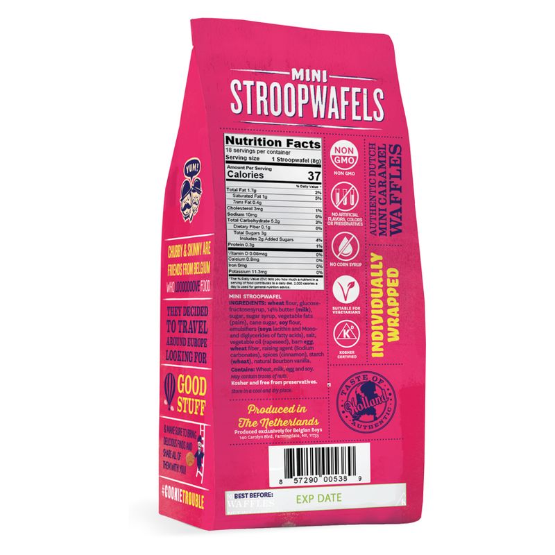 Belgian Boys Mini StroopWafels - 5.1oz
