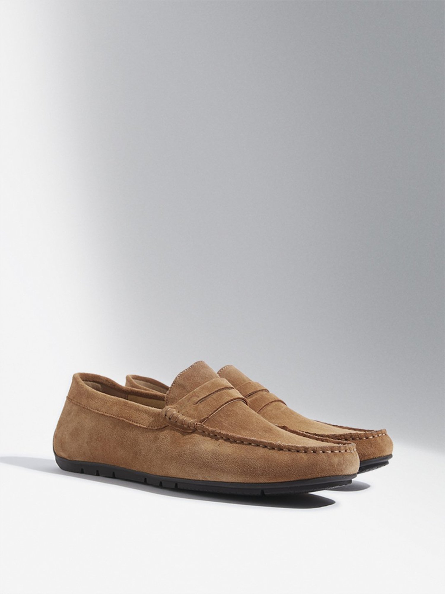 SOLEPLAY by Westside Mustard Suede Loafers