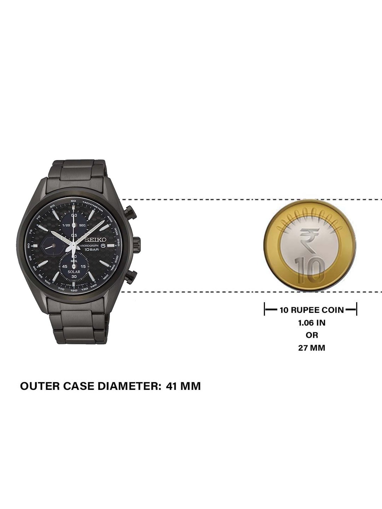 Seiko SSC773P1 Mens Collection Chronograph Watch for Men