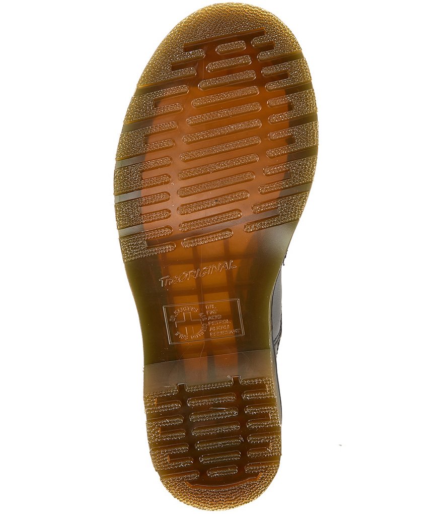 Dr. Martens Women's 2976 Nappa Leather Block Heel Lug Sole Chelsea Booties